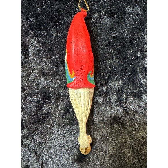 Vintage House of Hatten Santa Claus Head with Bell Christmas Ornament 1994 - Picture 5 of 7